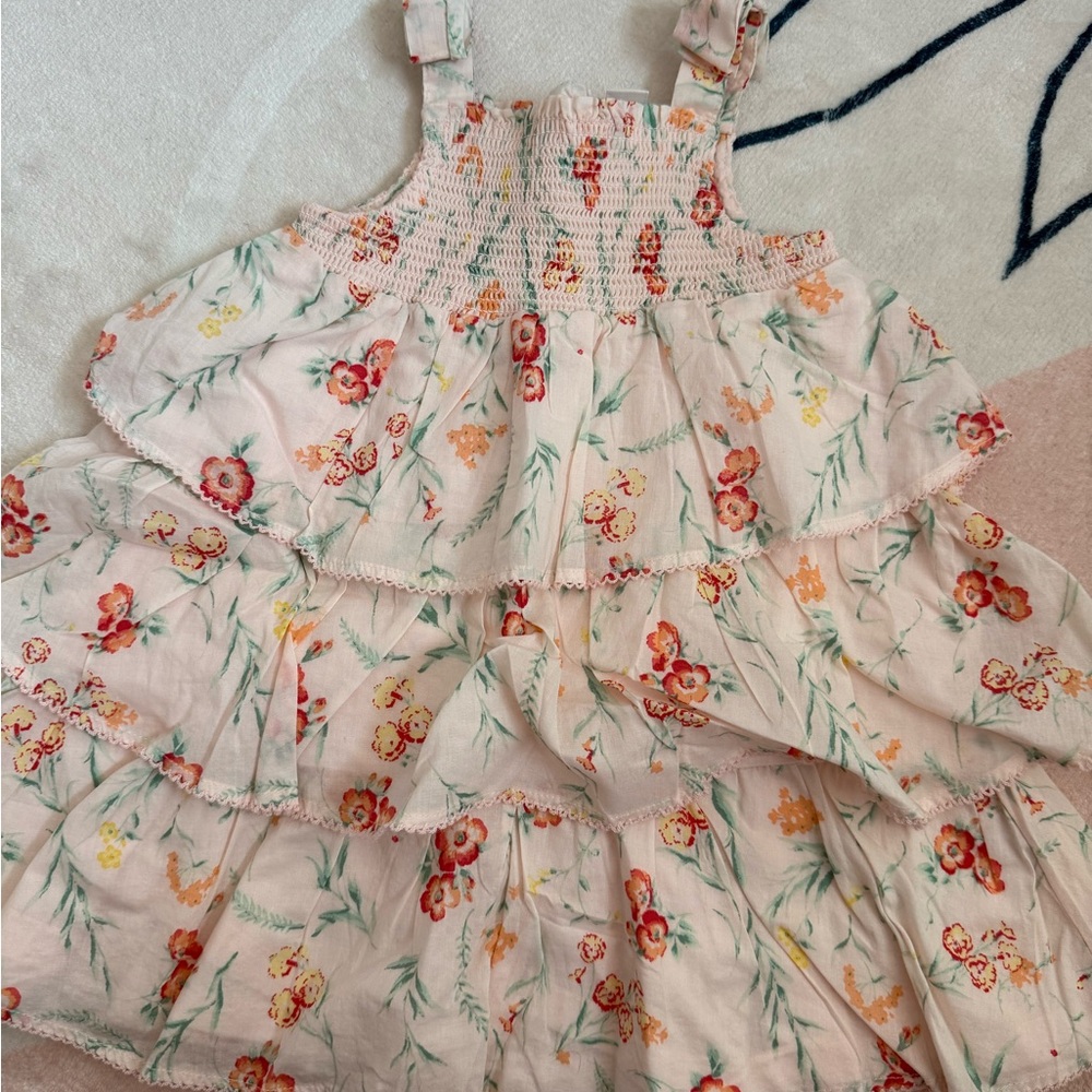 Janie and Jack Floral Smocked Dress